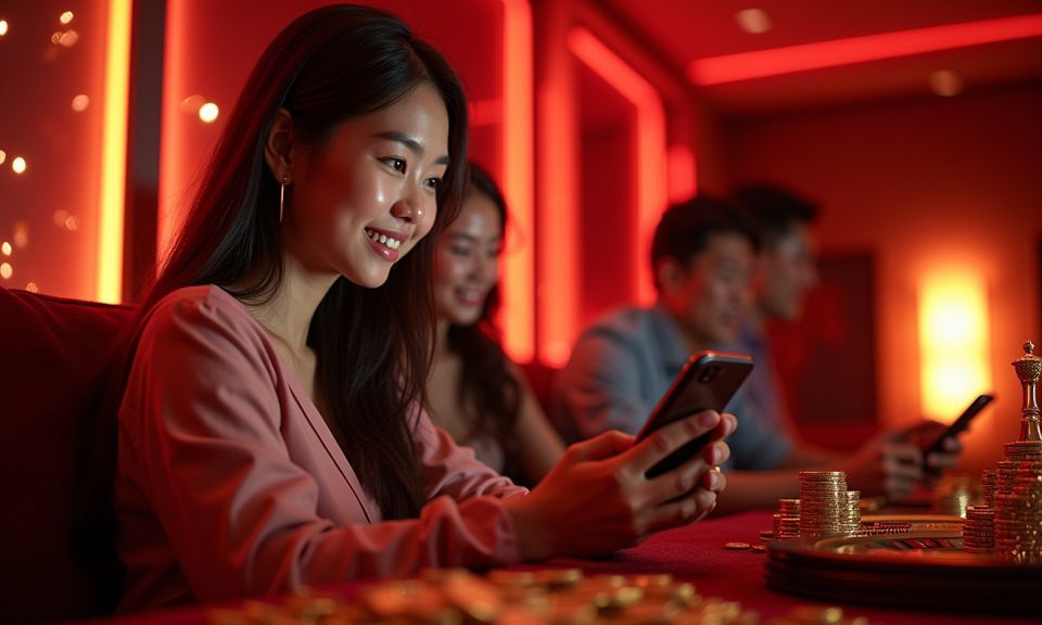 following casino app visual